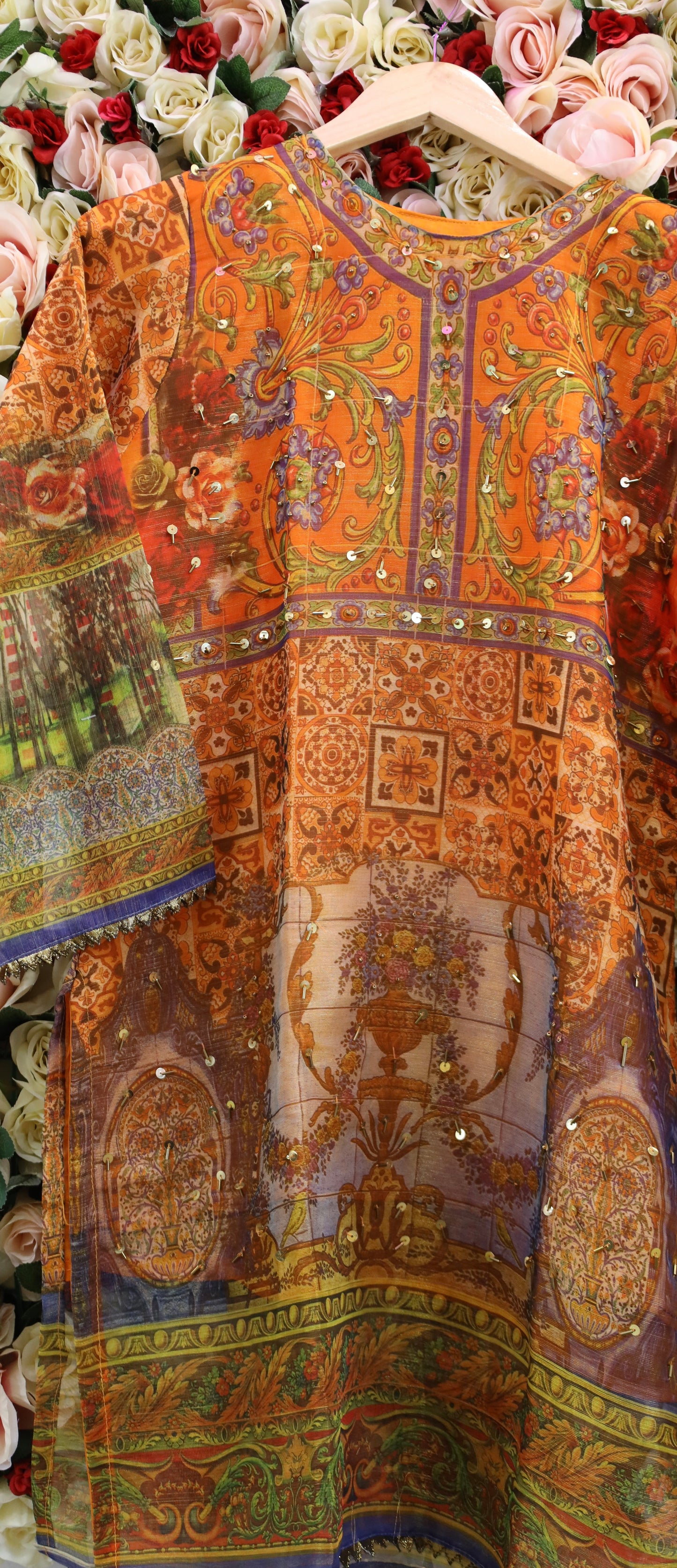 Orange Kurti