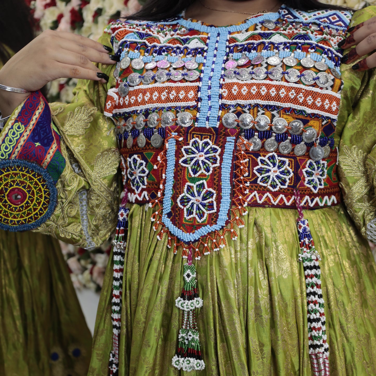 Balochi Green Dress