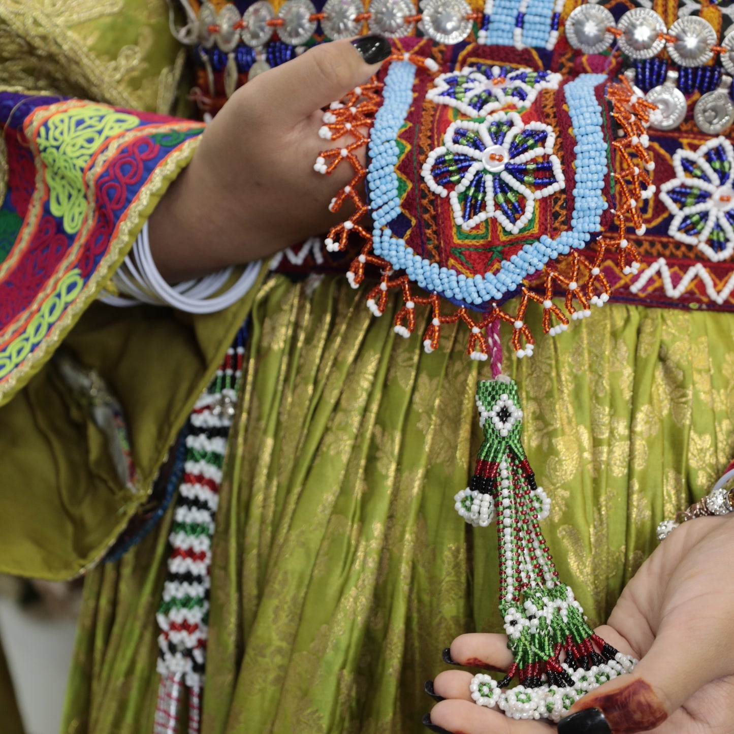 Balochi Green Dress