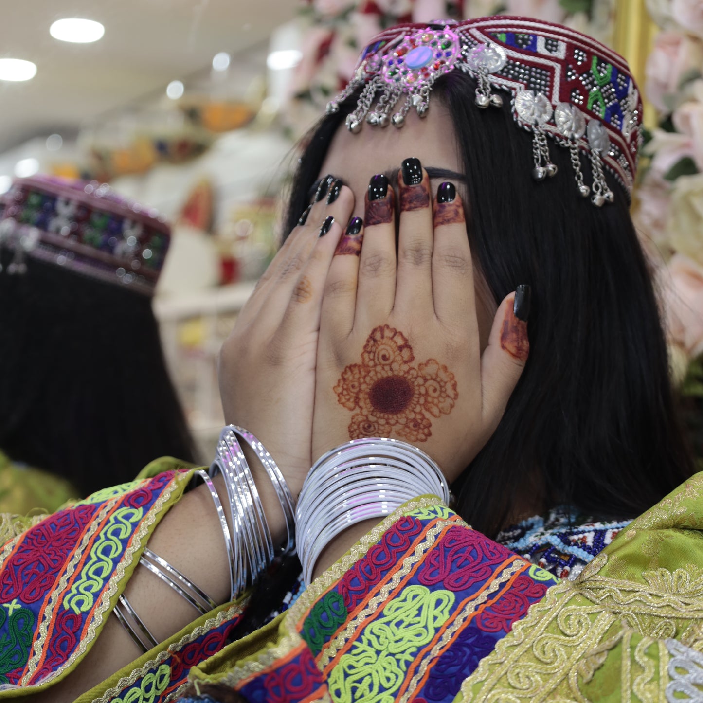 Balochi Green Dress