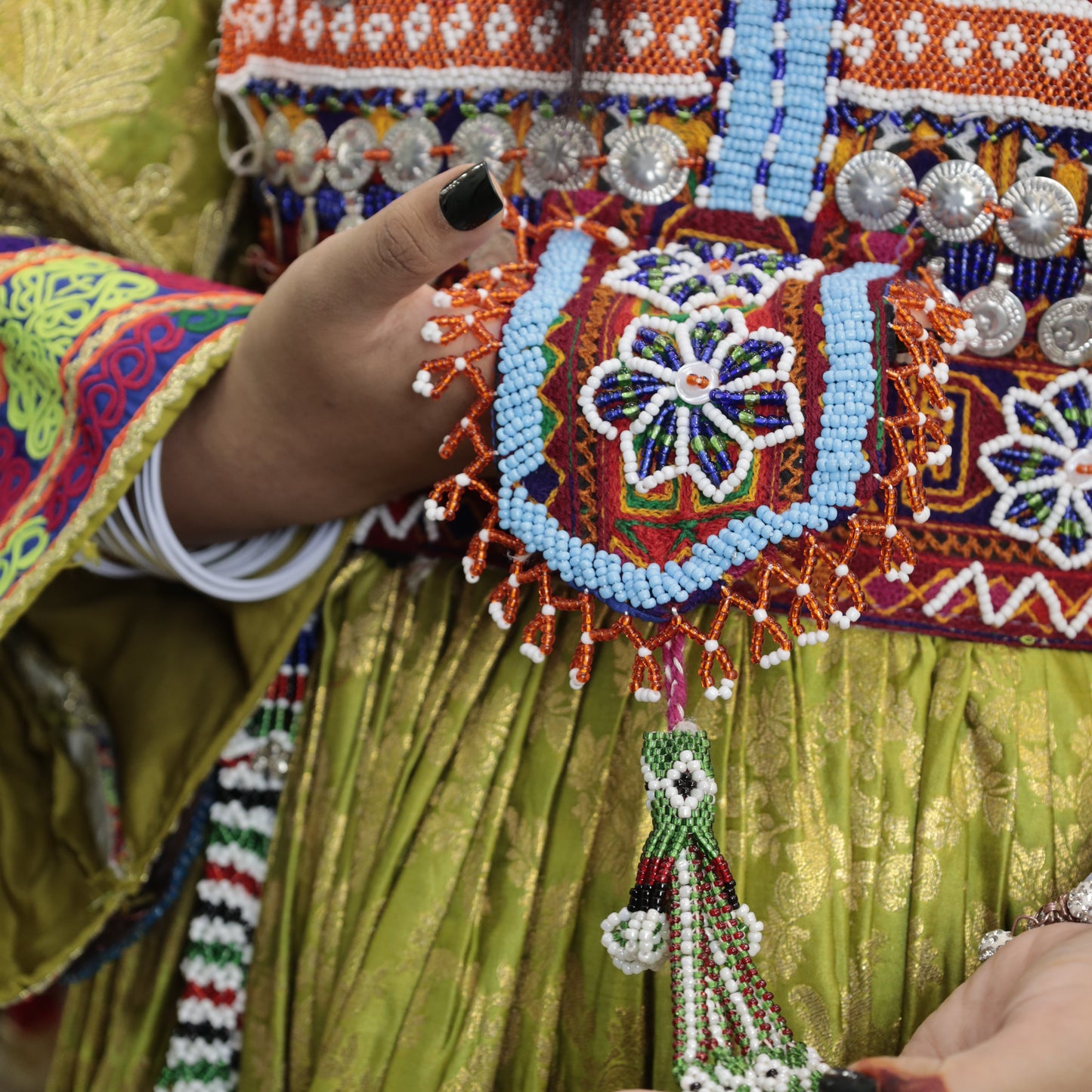 Balochi Green Dress