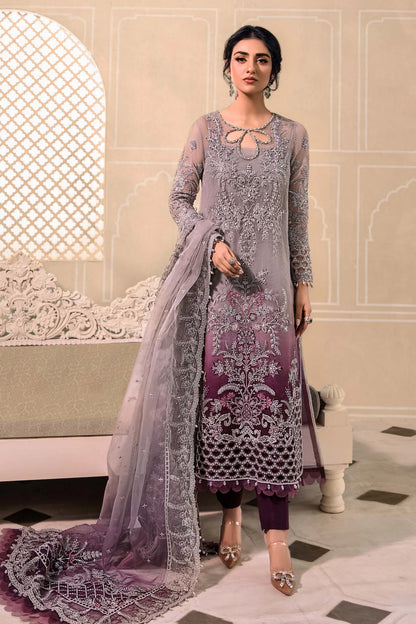 Stitched MBROIDERED - Plum BD-2605