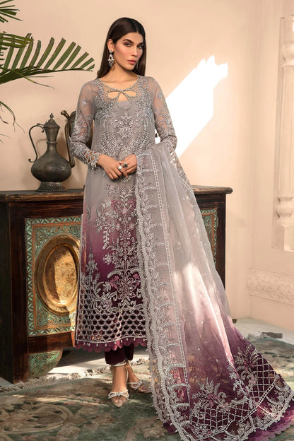 Stitched MBROIDERED - Plum BD-2605